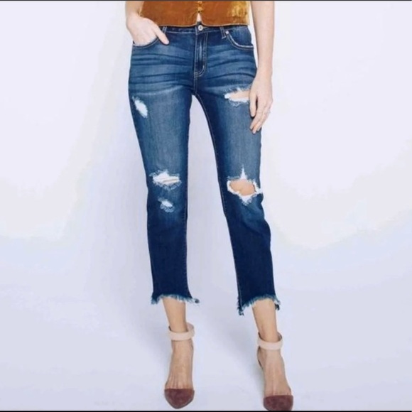 KanCan Denim - Kan Can Distressed Crops Size 29 NWT